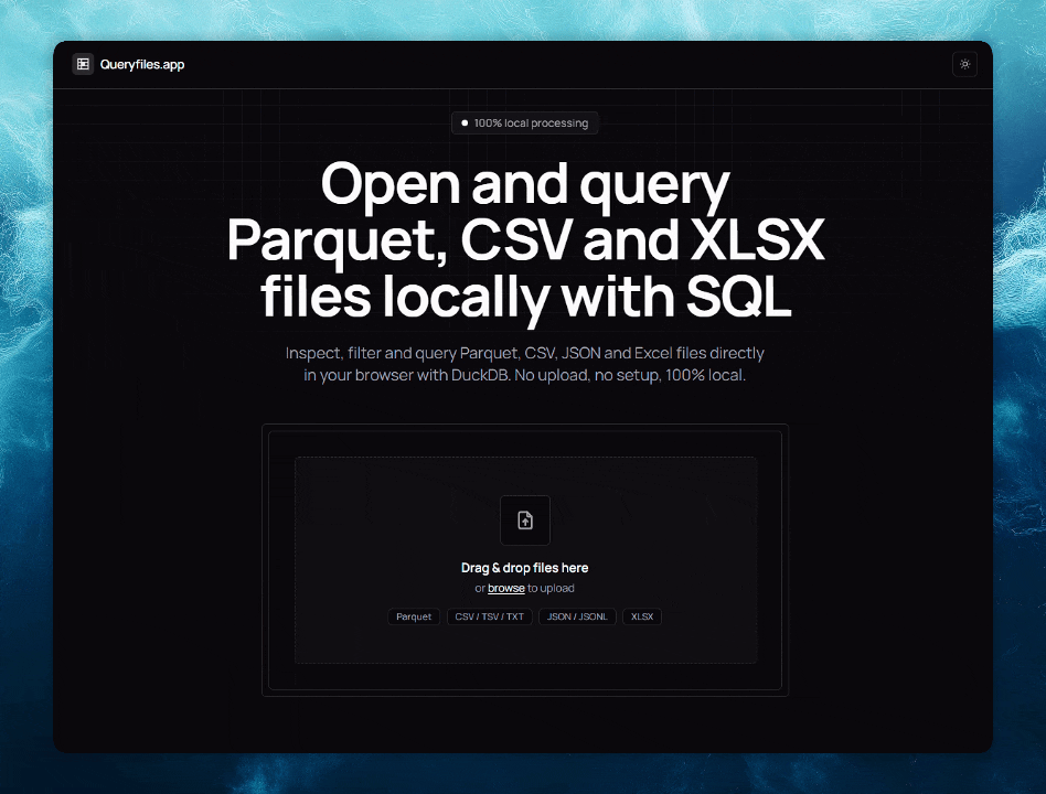 Queryfiles preview